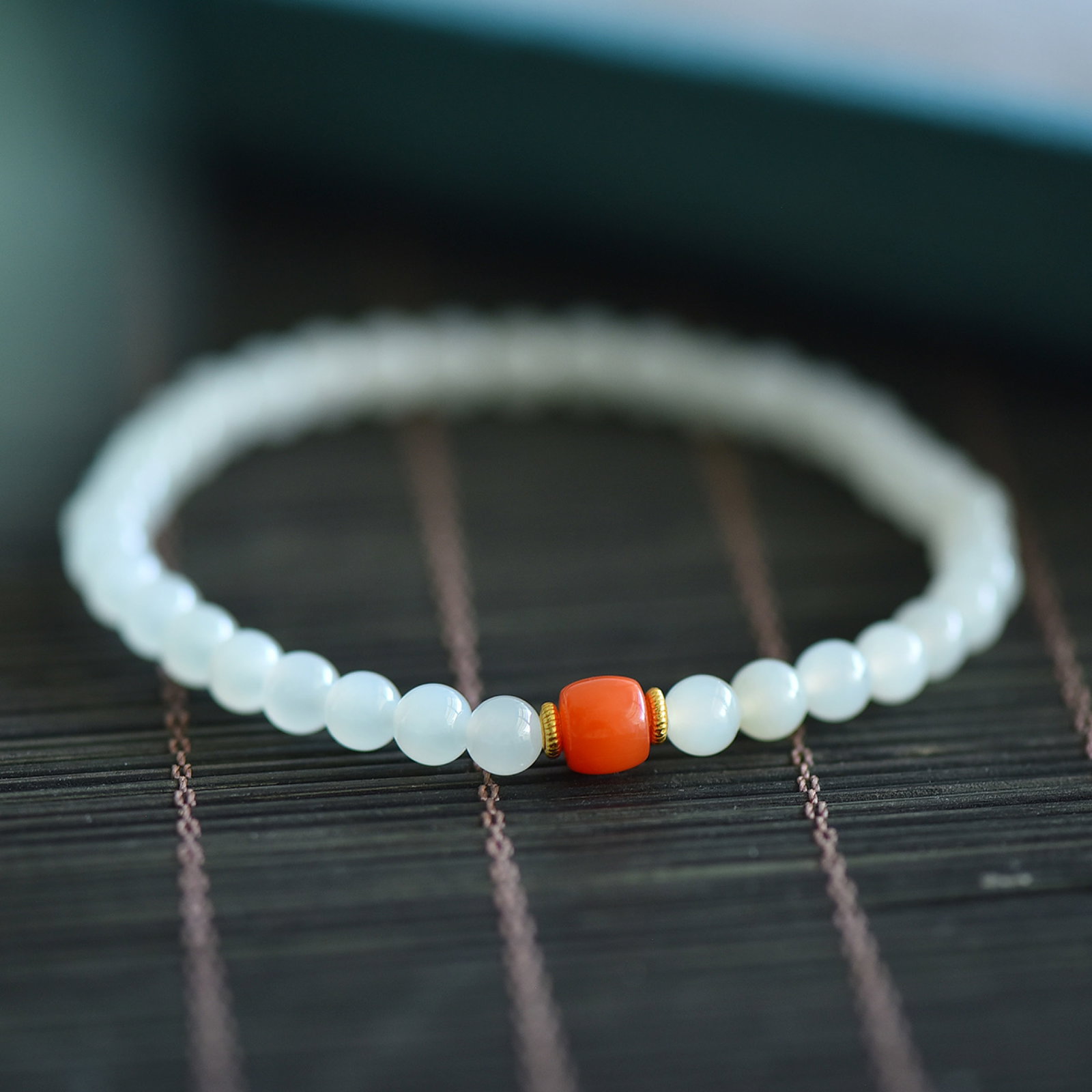 An Exquisite White Jade Bracelets - 5