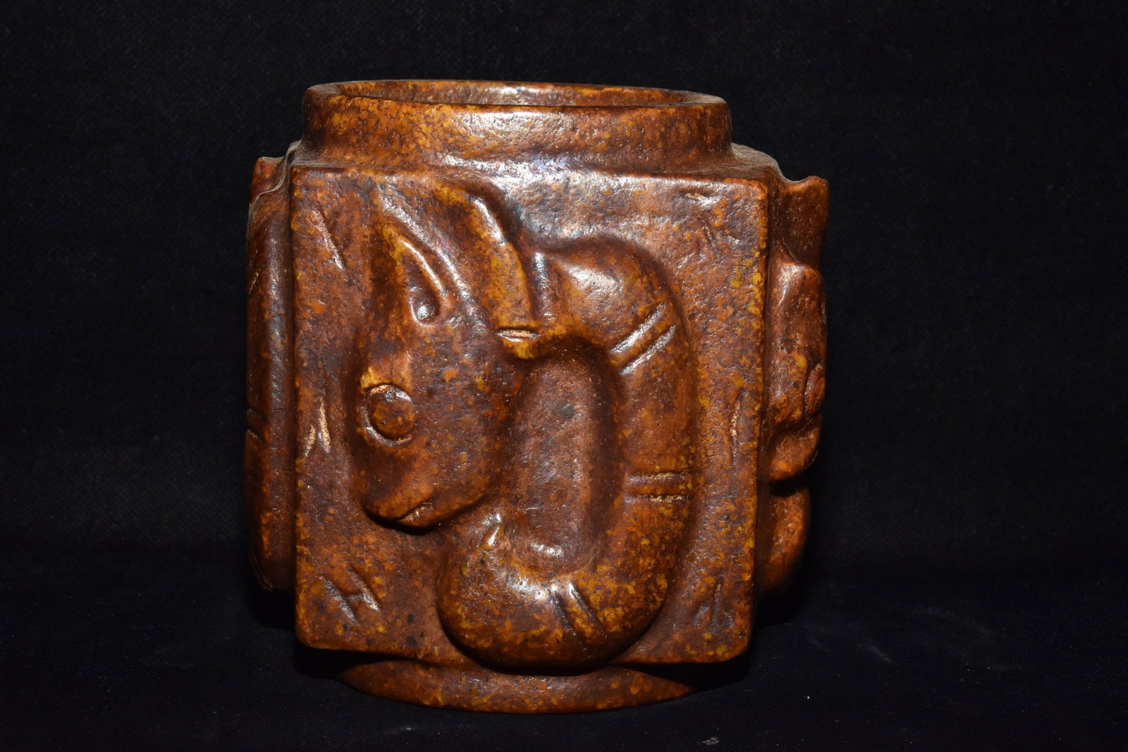 A Fine White Jade Cong Ornament With Relief Dragon Patterns: A Fine White Jade Cong Ornament With Relief Dragon Patterns,Hongshan Culture,Dimensions:4.5inx