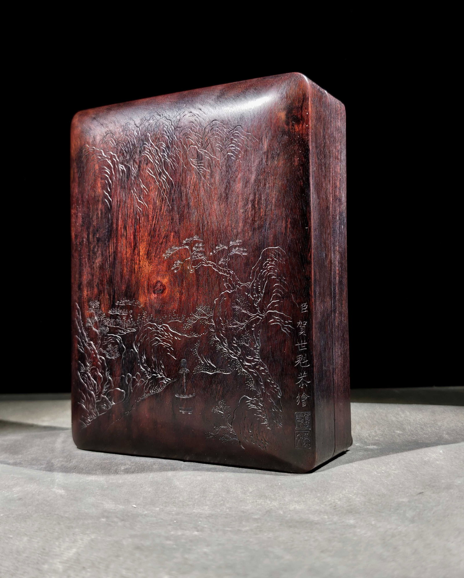 A Fine Rectangular Duanshi Inkstone - 2