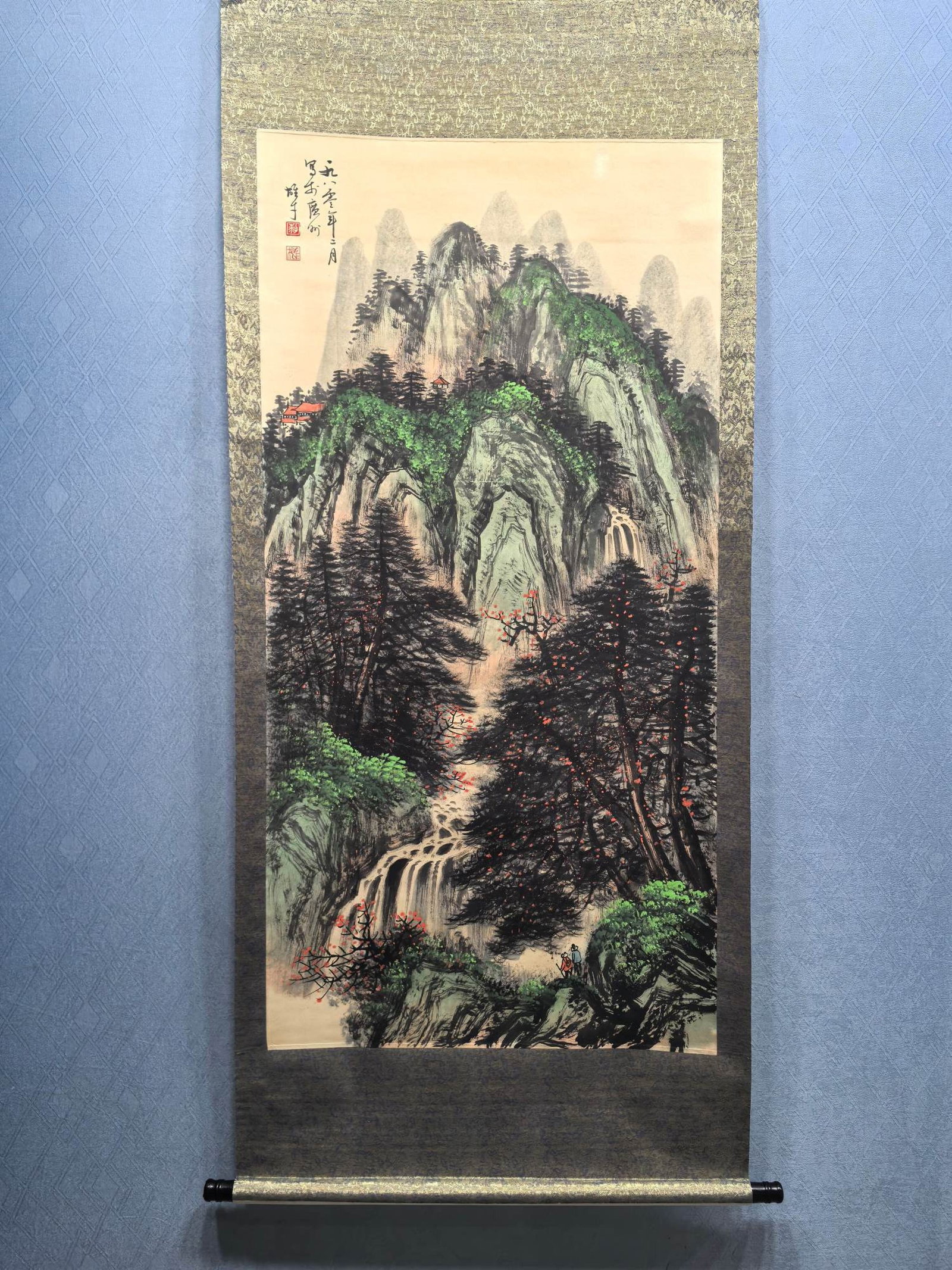 Chinese Ink Landscape Hanging Scroll,Ink on Paper (1 of 7)