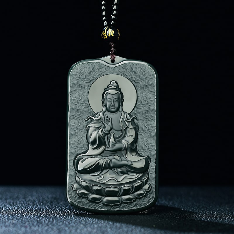 An Exquisite Crystal Inlaid Bronze Mah??vairocana Tangka Necklace: A Pair of Exquisite Sterling Silver-Gold Plated Inlaid White Jade Earrings,Size:7mmx10.5mm 一对纯银镀金镶白玉耳钉