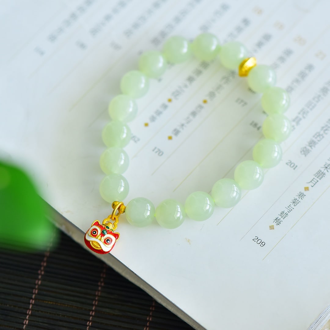 An Exquisite White Jade Bracelets - 2