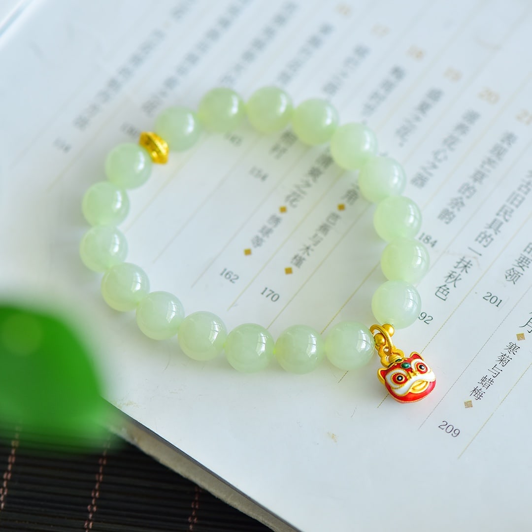An Exquisite White Jade Bracelets - 5