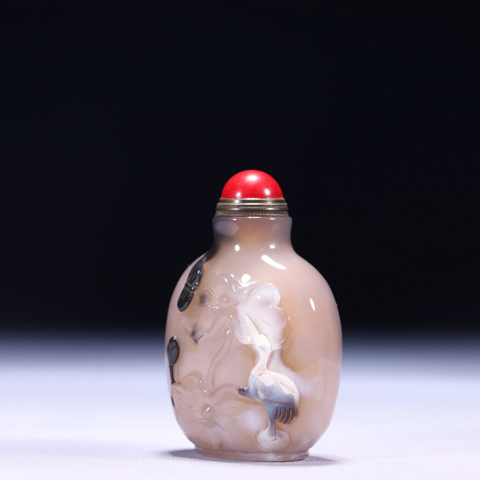 An Exquisite Agate Figure Pattern Snuff Bottle - 2