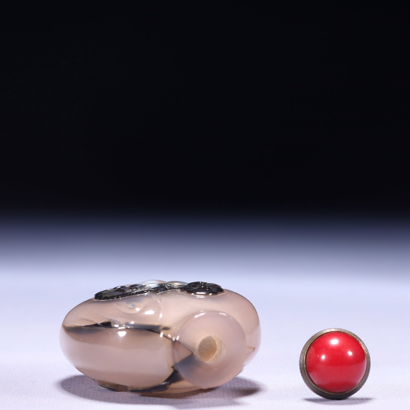 An Exquisite Agate Figure Pattern Snuff Bottle - 8