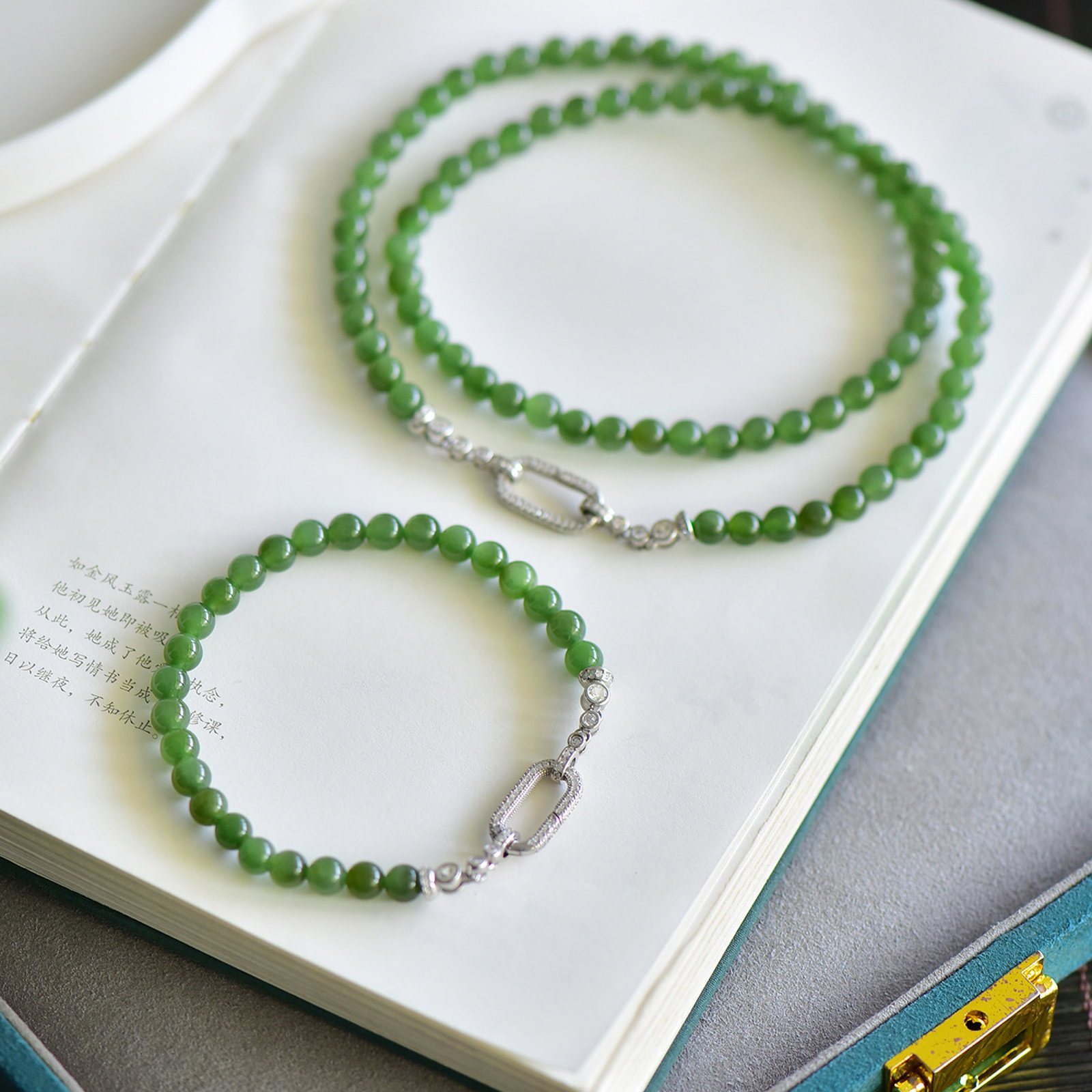 An Exquisite Jasper Necklace - 3