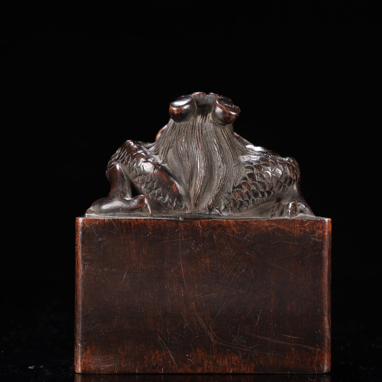 An Exquisite Eaglewood Dragon Pattern Seal - 4