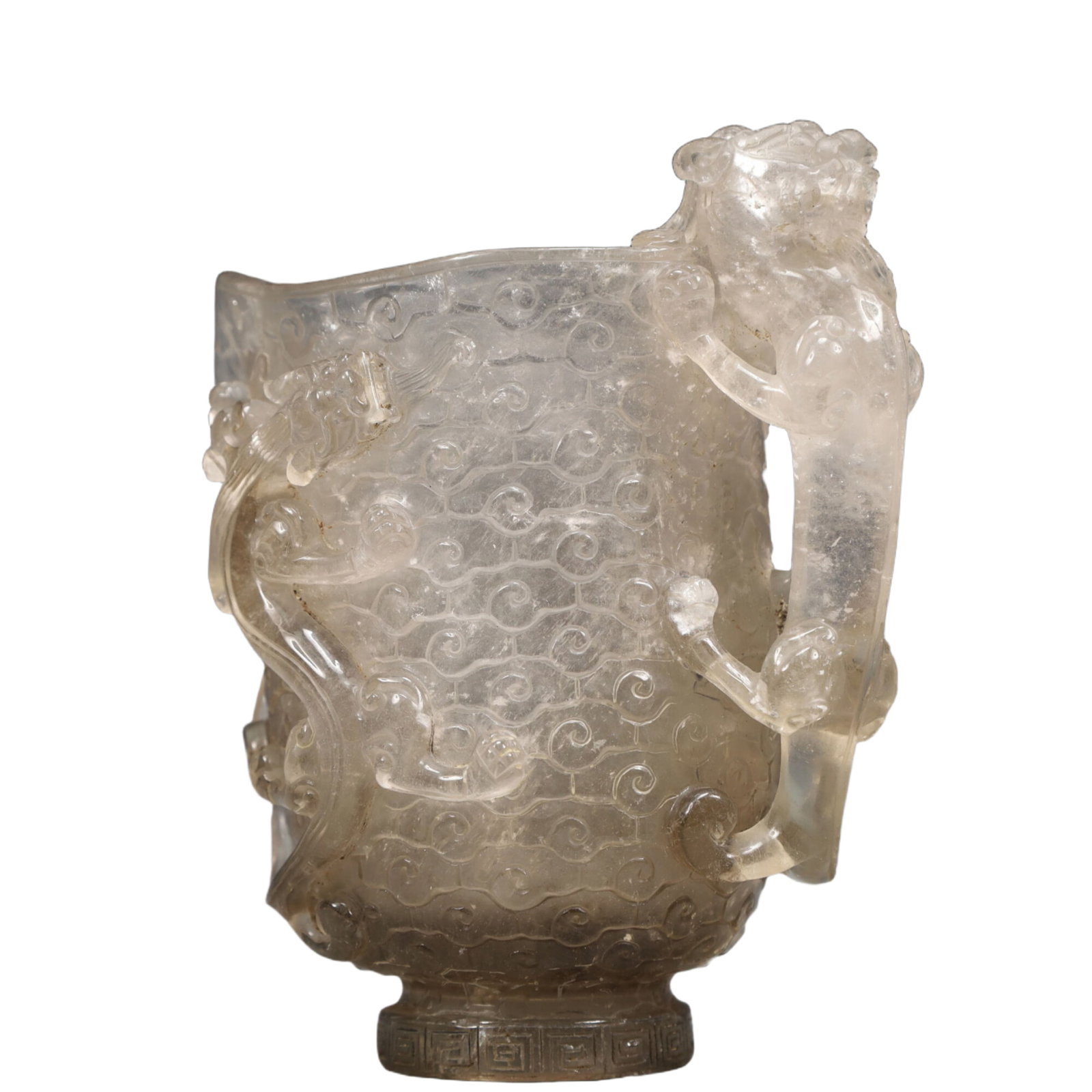 An Exquisite Crystal Auspicious Beast Pattern Cup - 2