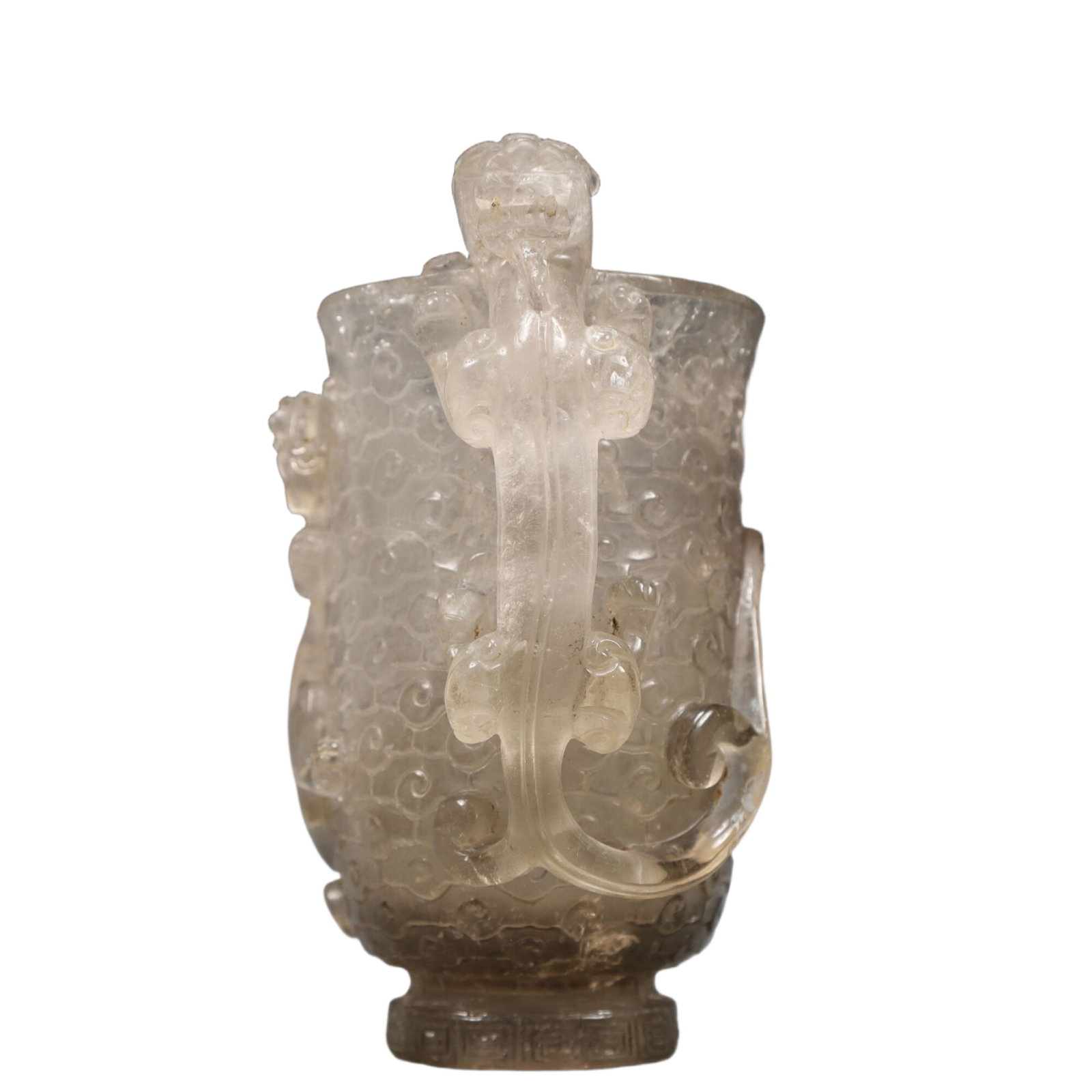 An Exquisite Crystal Auspicious Beast Pattern Cup - 3