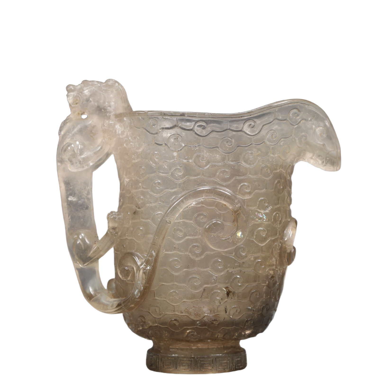 An Exquisite Crystal Auspicious Beast Pattern Cup - 5