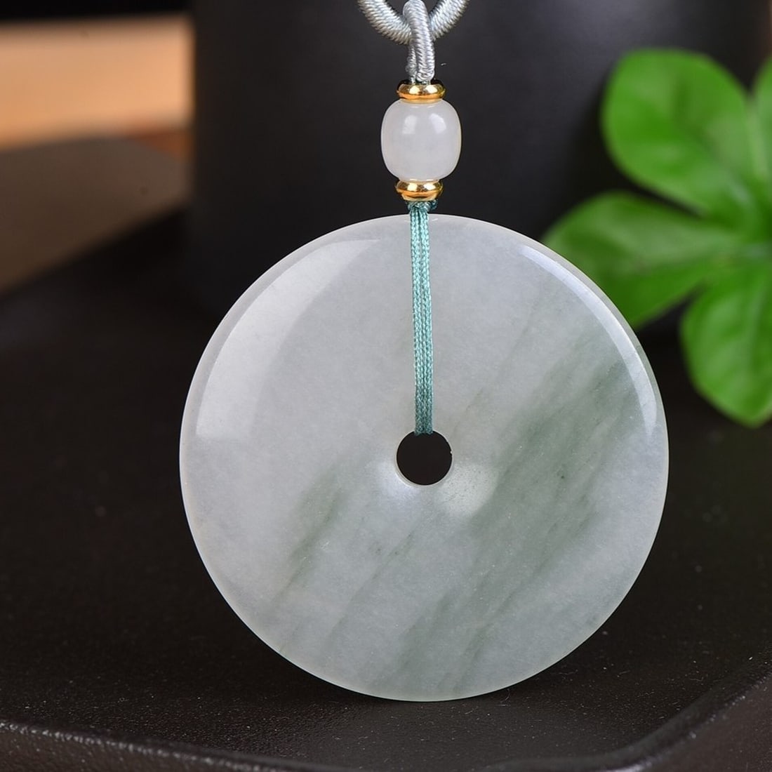 An Exquisite Jadeite Pendant: An Exquisite Jadeite Pendant,Size:50mmx50mm 翡翠挂件