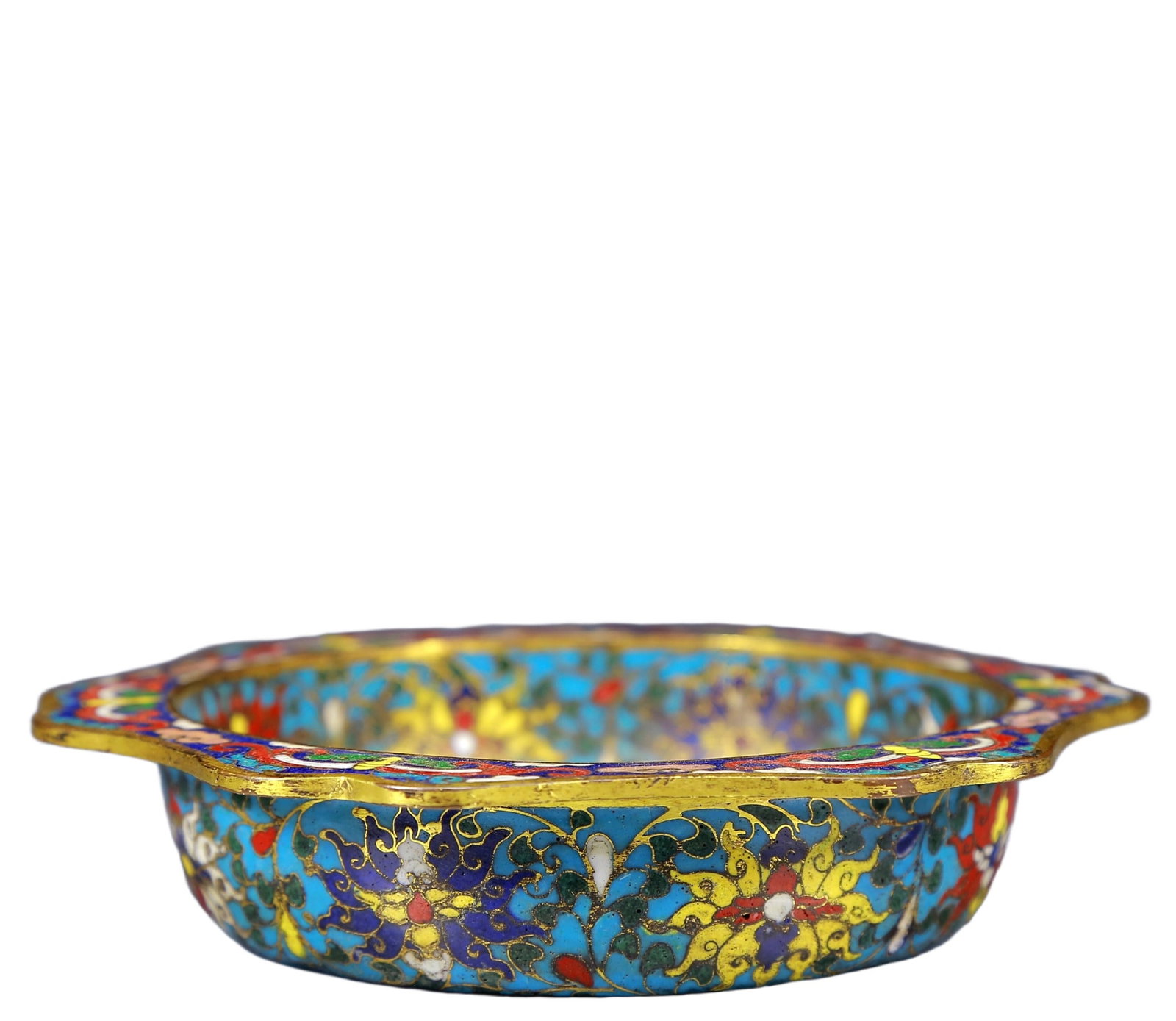An Exquisite Cloisonne Eight Treasures Pattern Brush Washer (1 of 7)