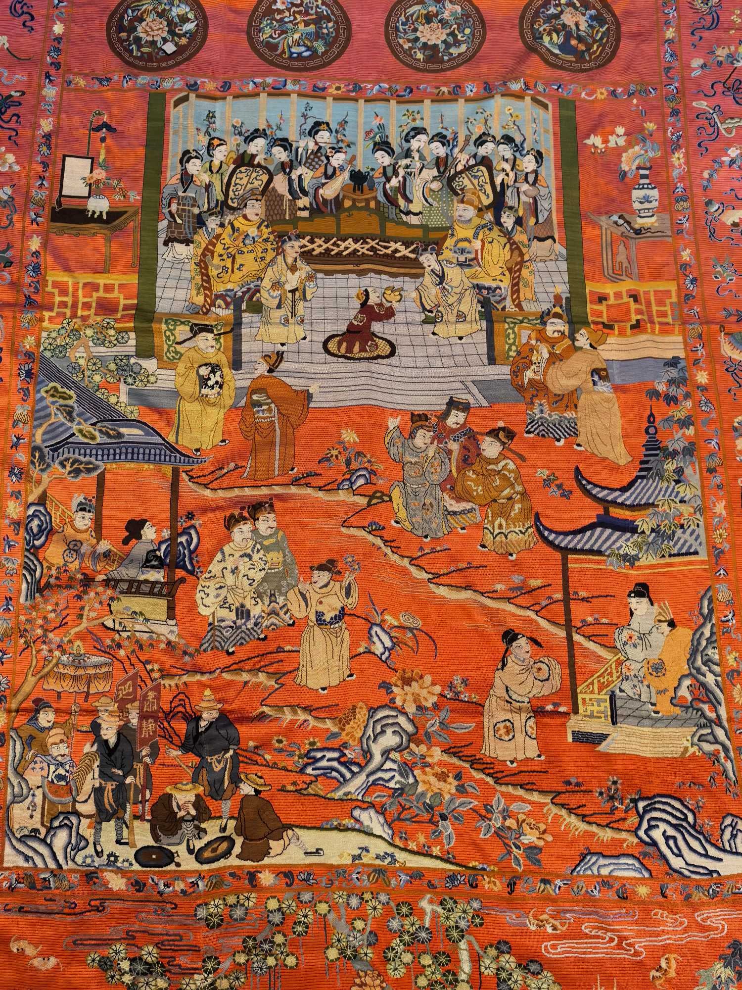 A Rare Figure Pattern Embroidery - 9