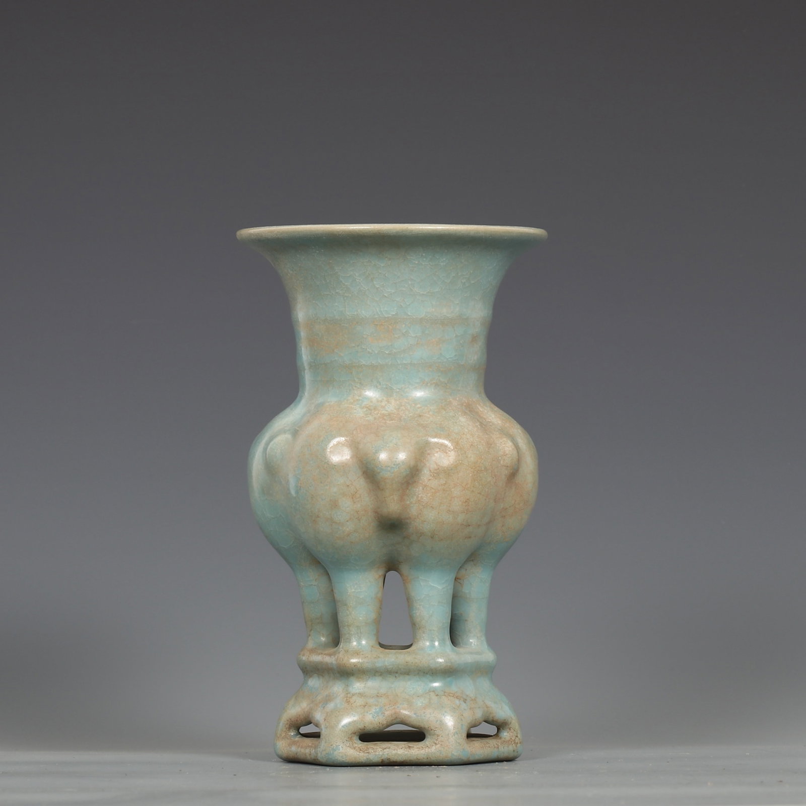 An Exquisite Ru yao Sheep Pattern Vase - 2