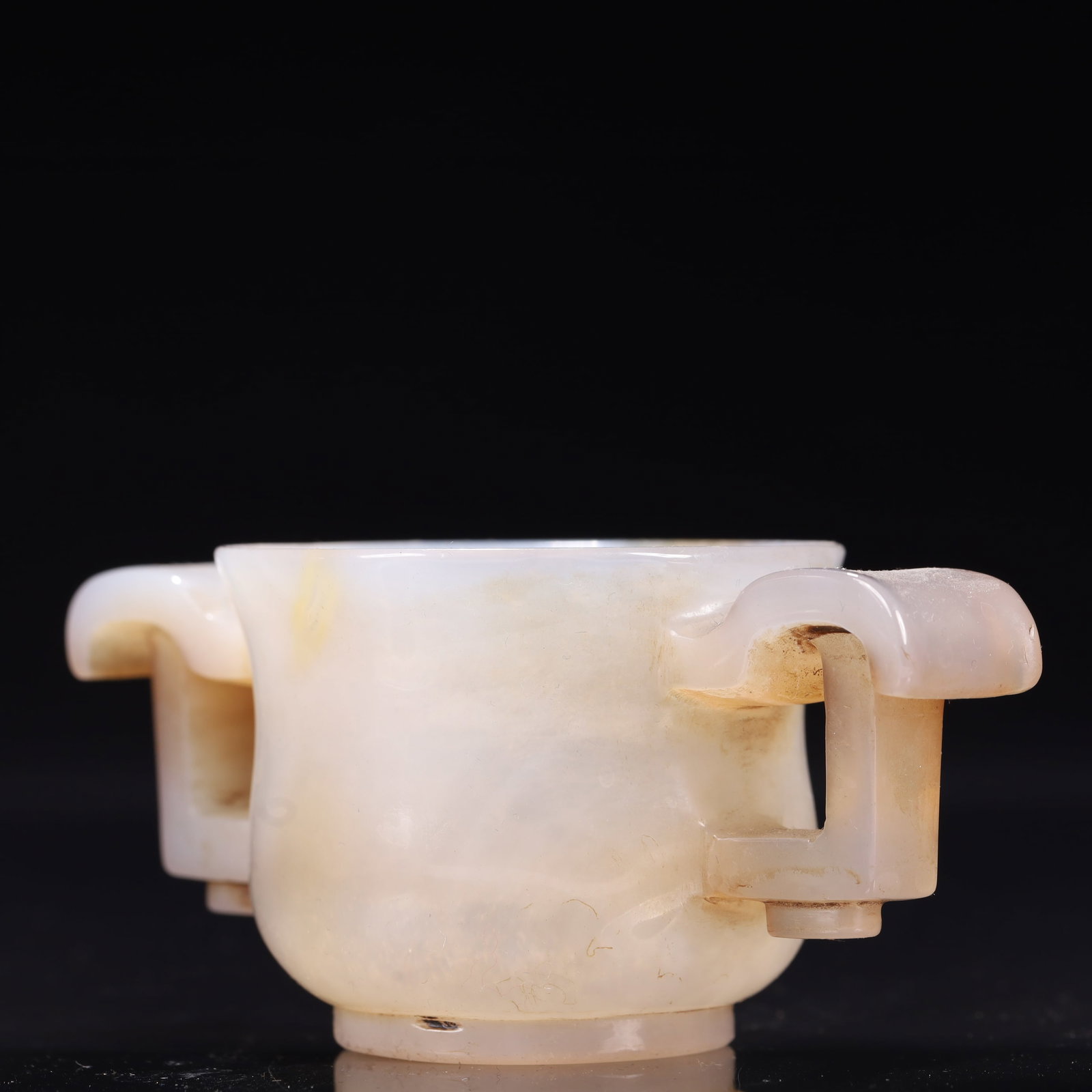An Exquisite Agate Double-Ears Cup - 2