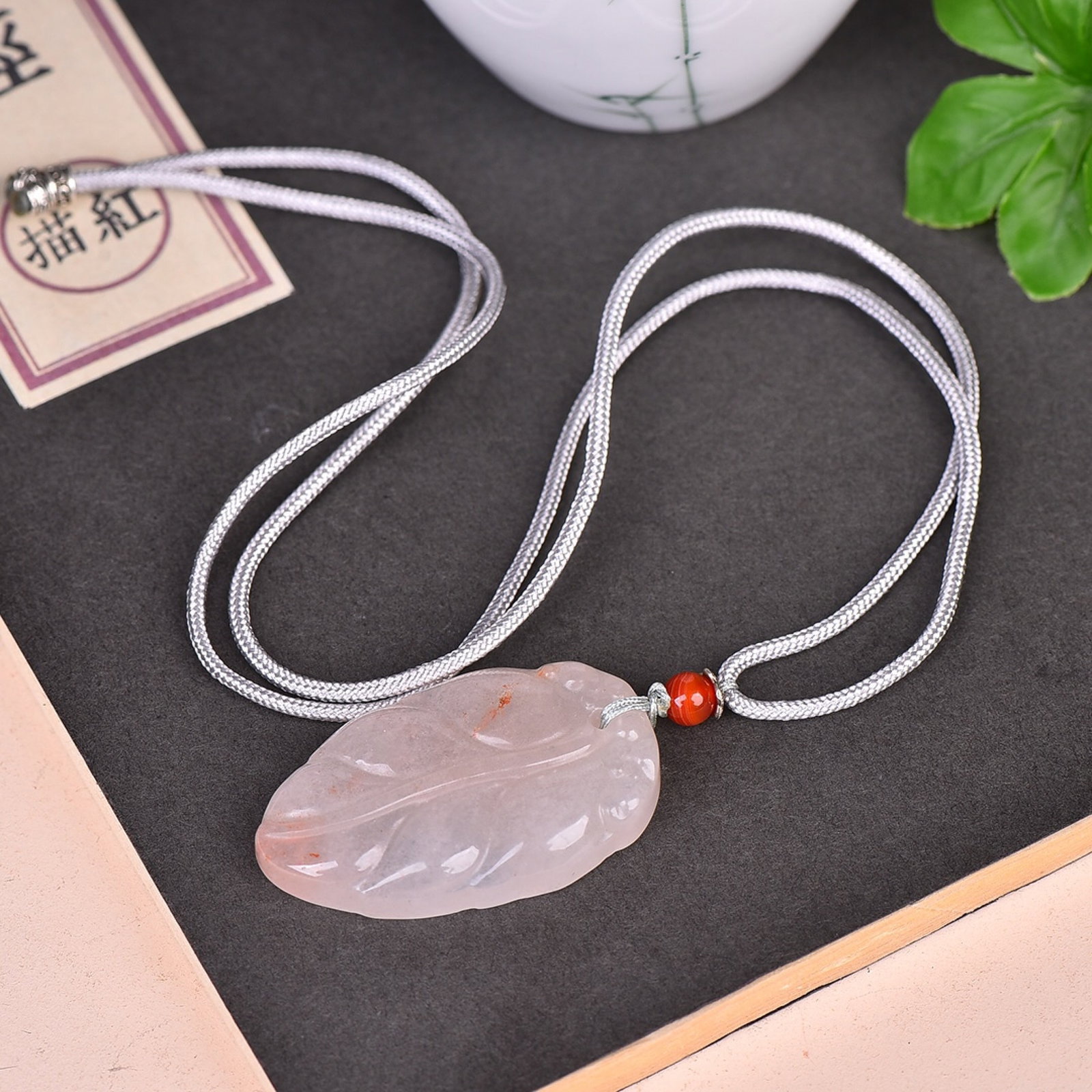An Exquisite White Jade Pendant: An Exquisite White Jade Pendant,Size:26mmx45mm 白玉挂件
