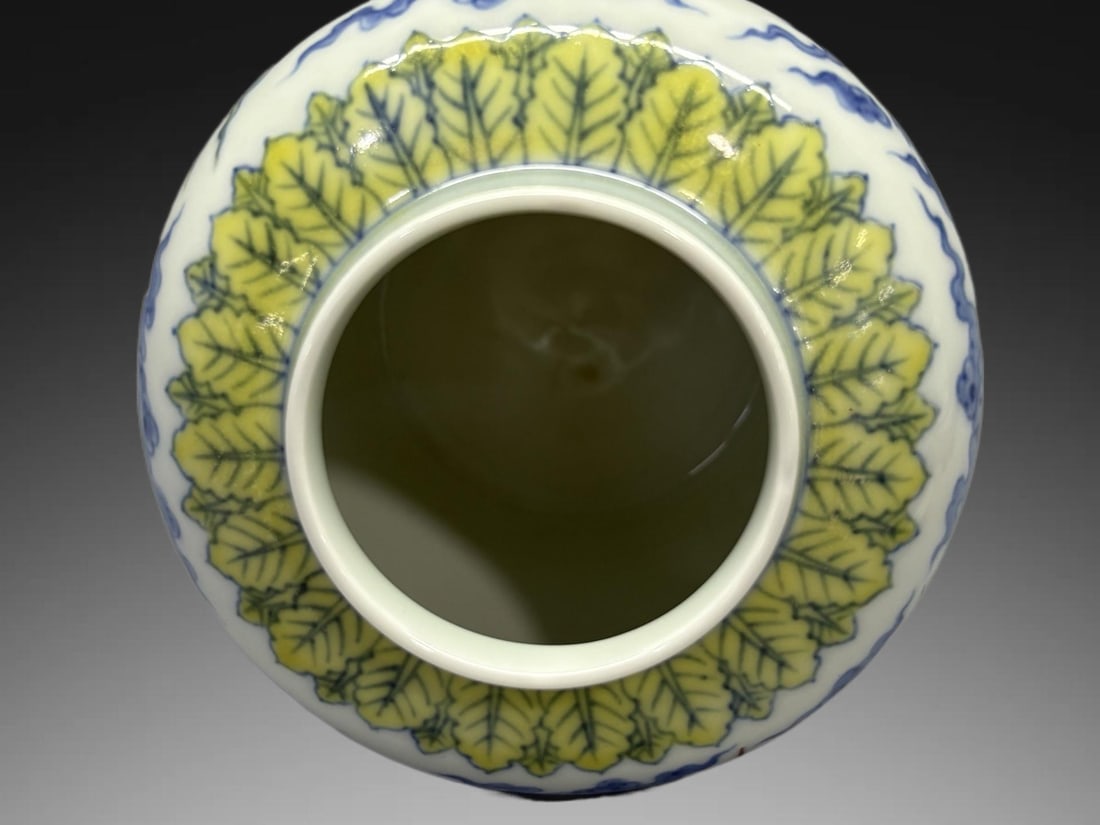 An Exquisite Doucai Horse Pattern Jar - 8