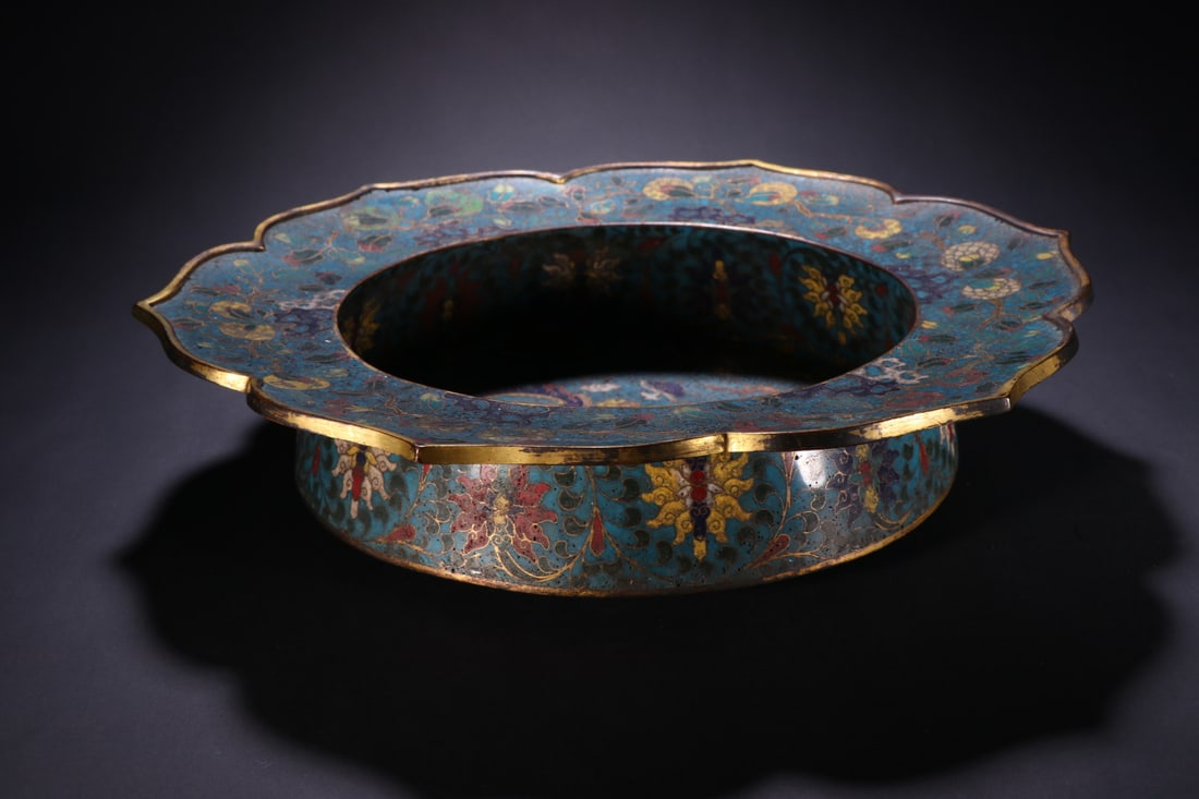 An Exquisite Cloisonne Dragon Pattern Basin - 7