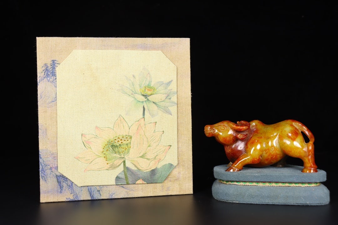 An Exquisite Hotan Jade Buffalo - 2