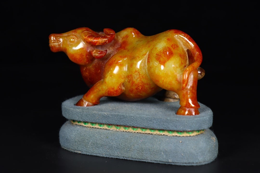 An Exquisite Hotan Jade Buffalo - 5