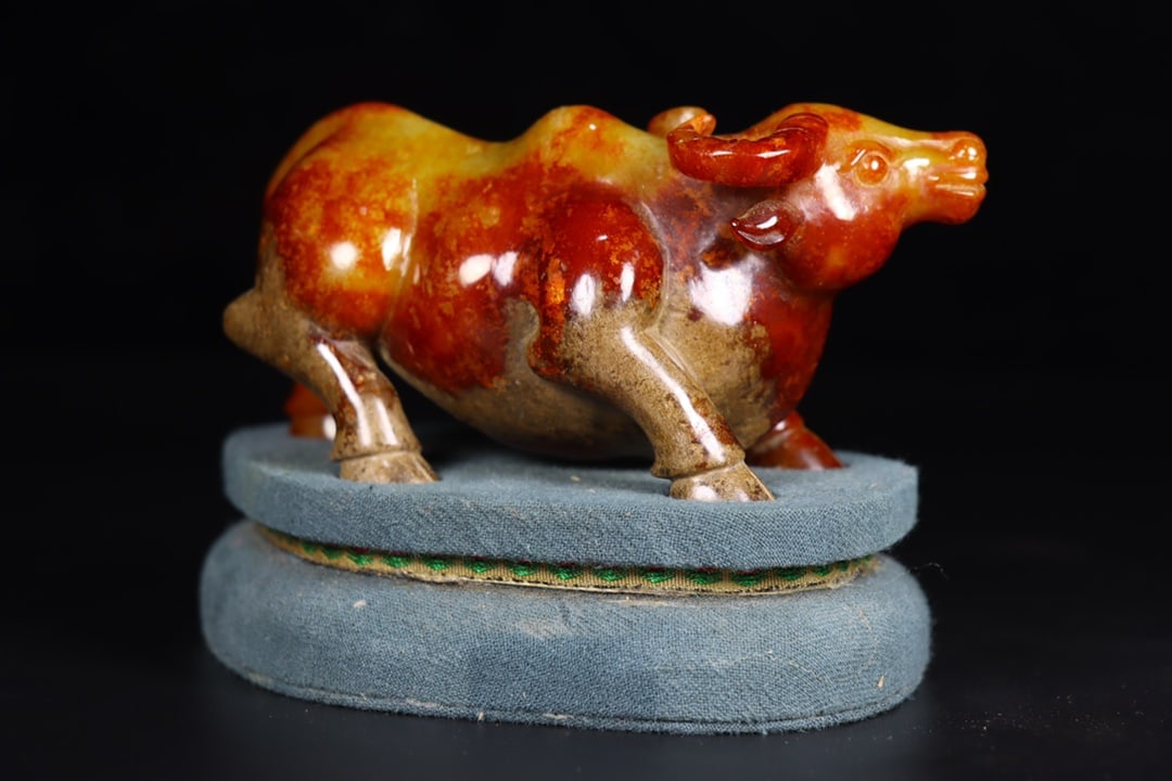 An Exquisite Hotan Jade Buffalo - 6
