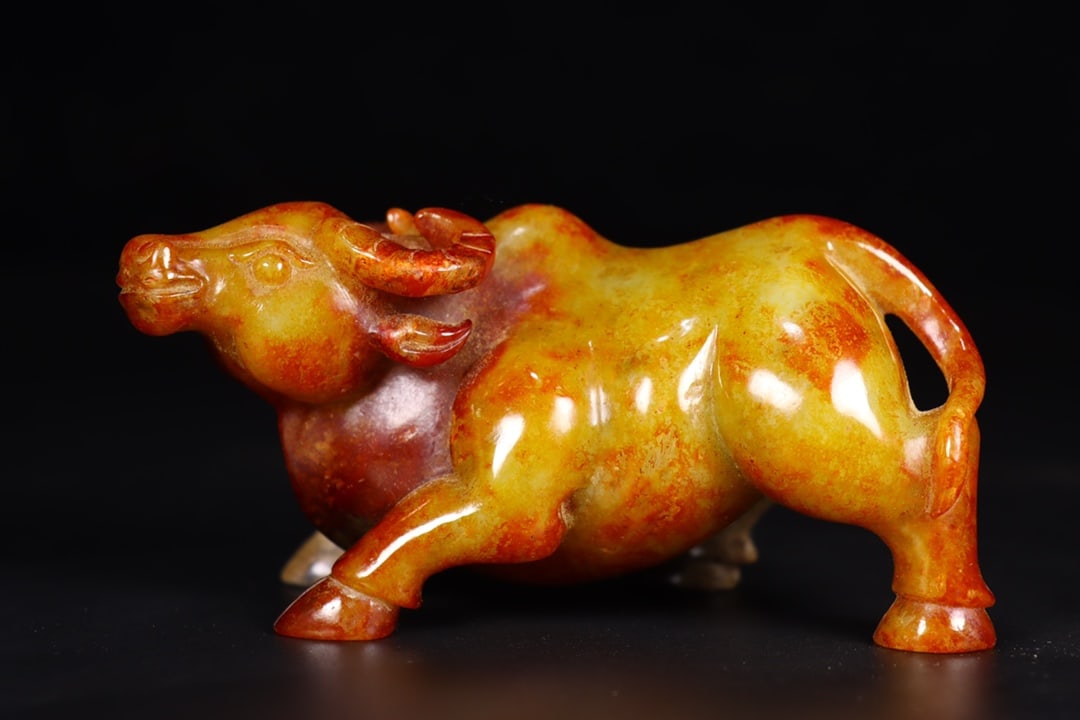 An Exquisite Hotan Jade Buffalo - 7