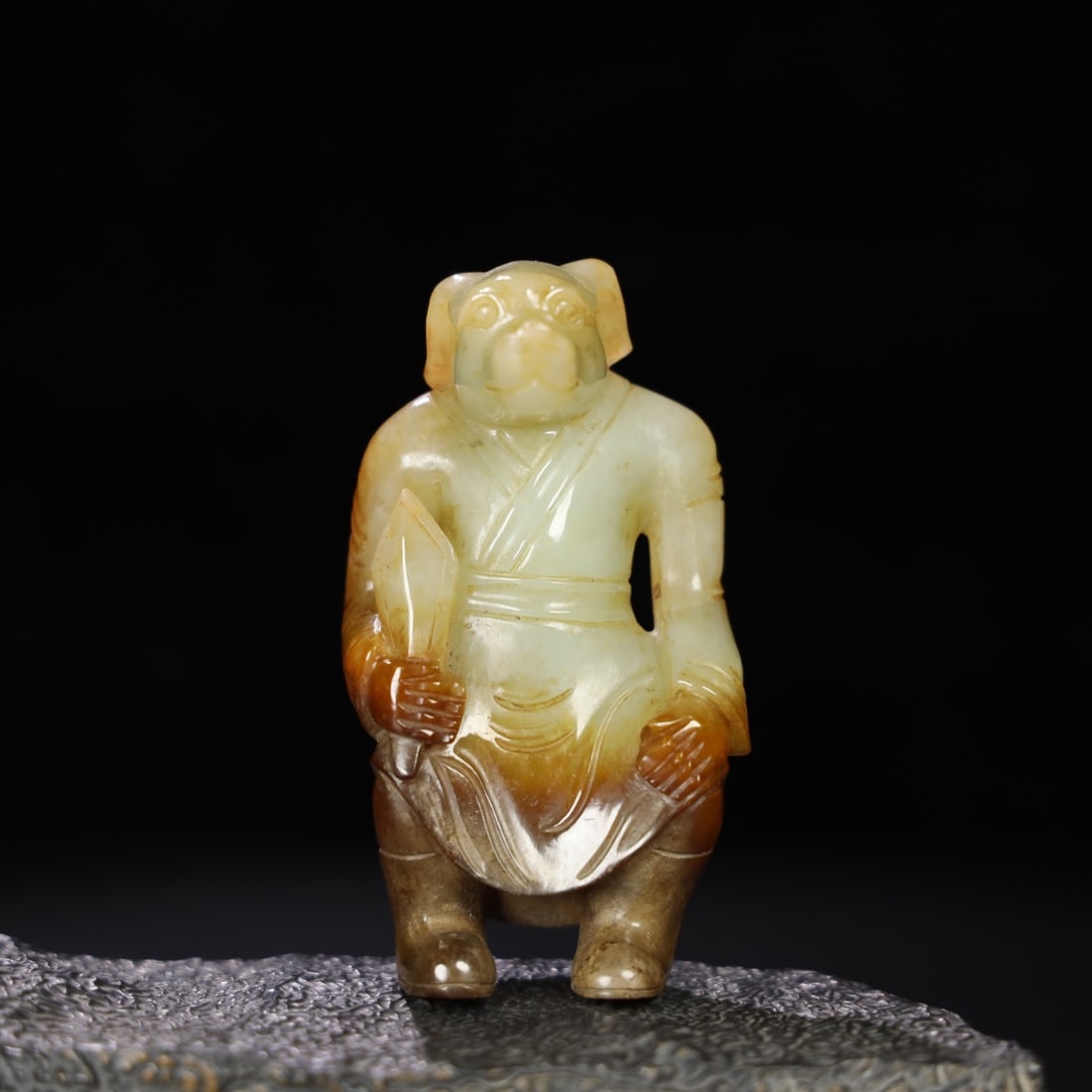 An Exquisite Hotan Jade Auspicious Beast (1 of 9)