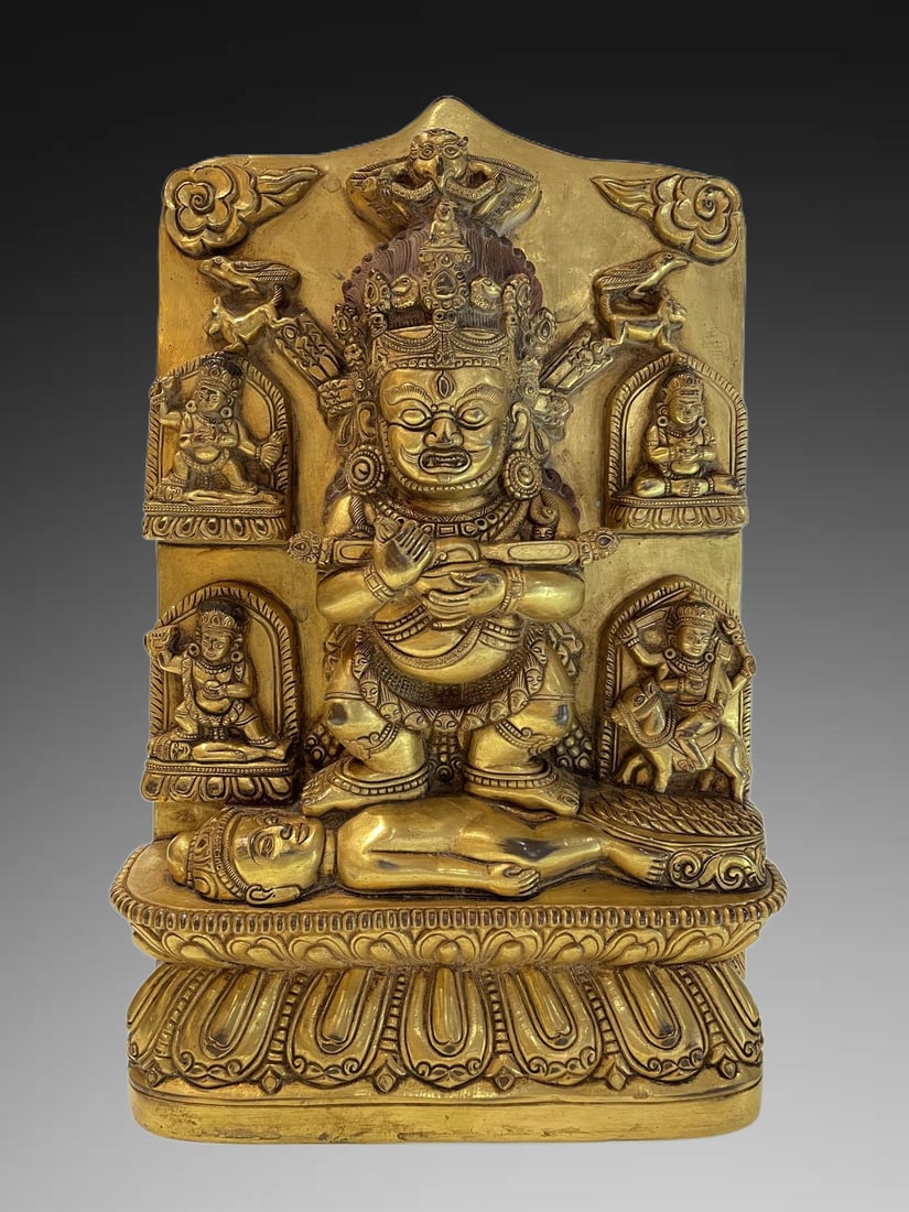 An Exquisite Gilt Bronze Buddha Plaque (1 of 11)