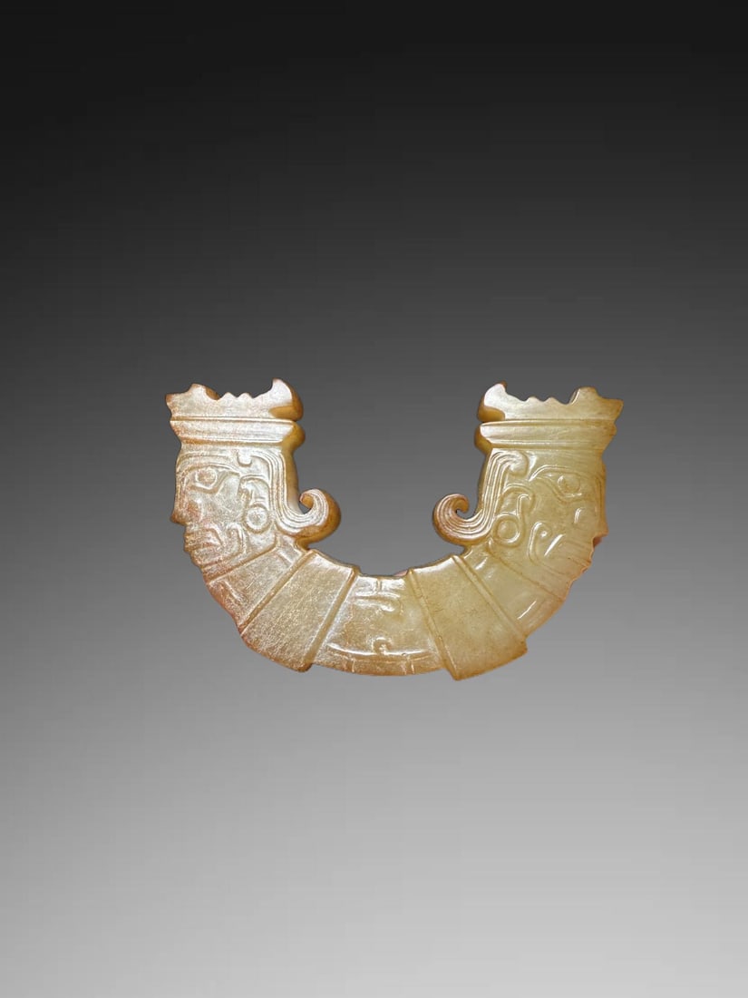An Exquisite Shijiahe Jade Human Pendant (1 of 2)