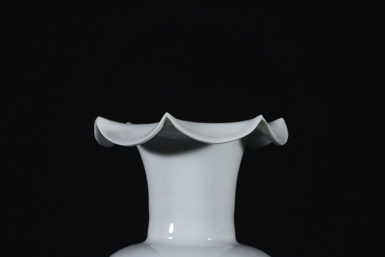 An Exquisite White Glazed Vase - 4