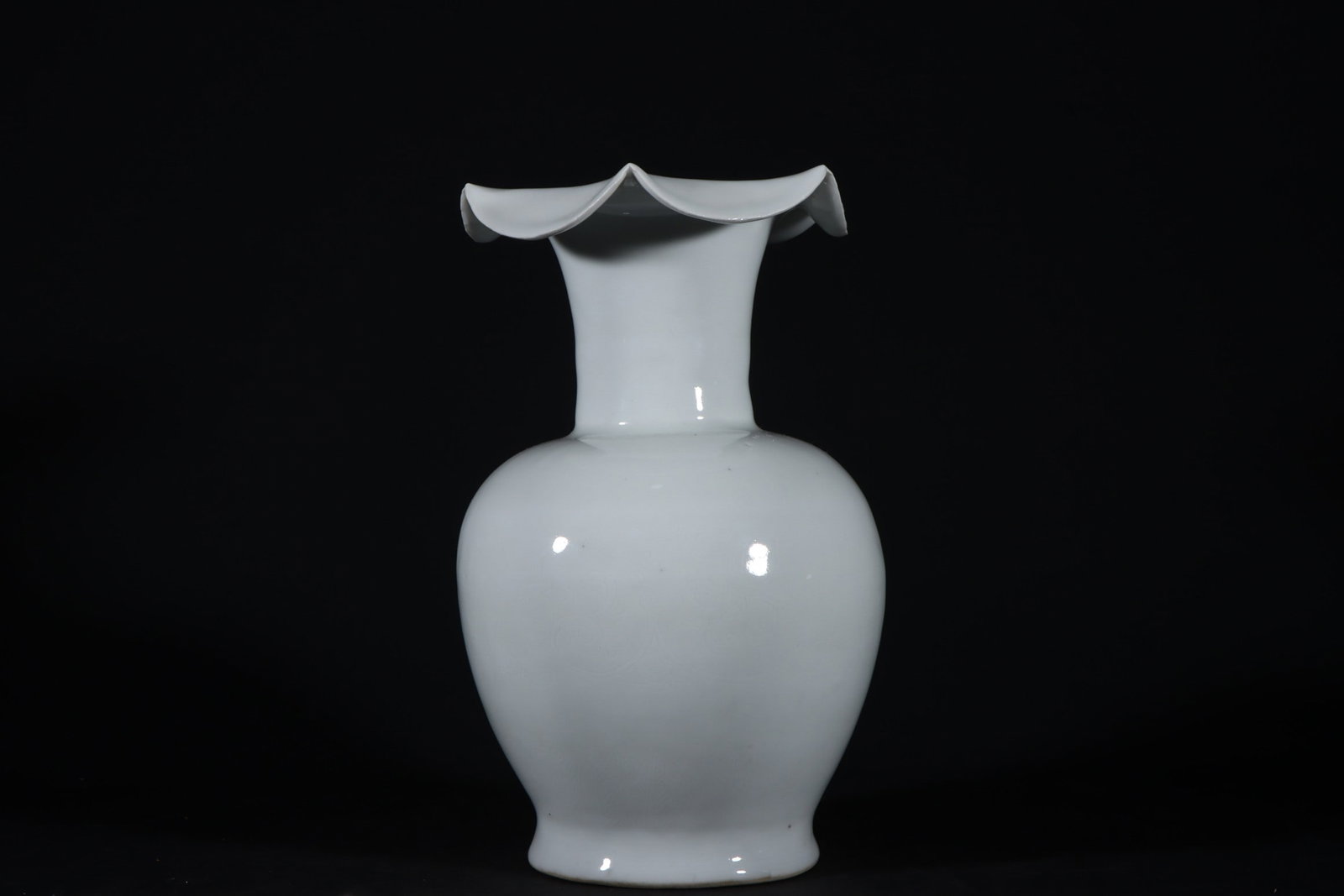 An Exquisite White Glazed Vase - 7