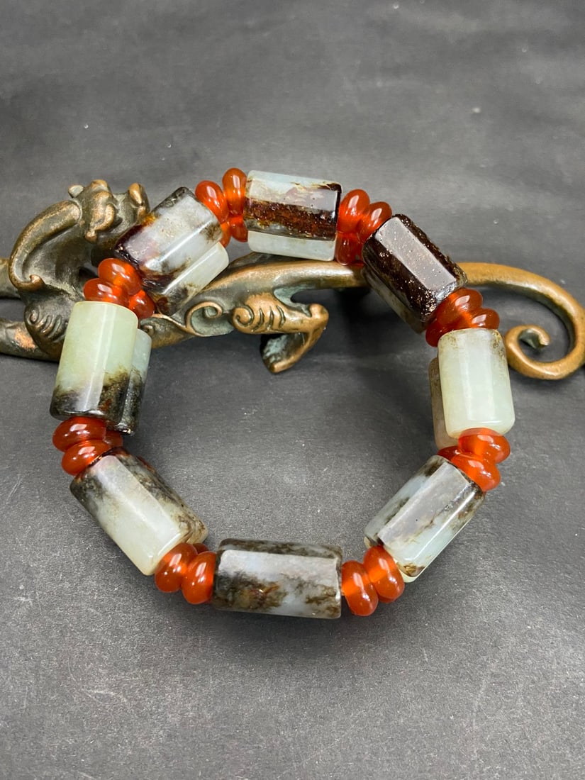 An Exquisite Archaic Jade Bracelets - 5