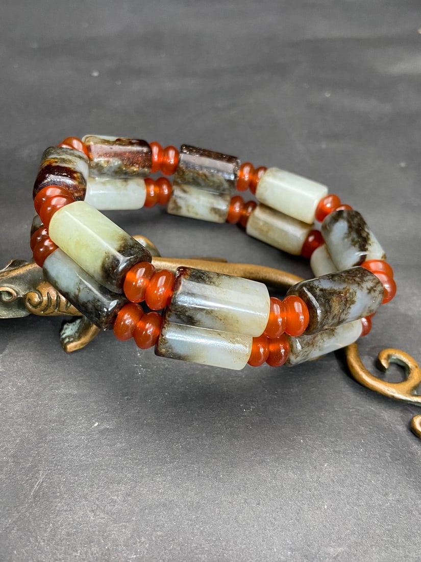 An Exquisite Archaic Jade Bracelets - 6