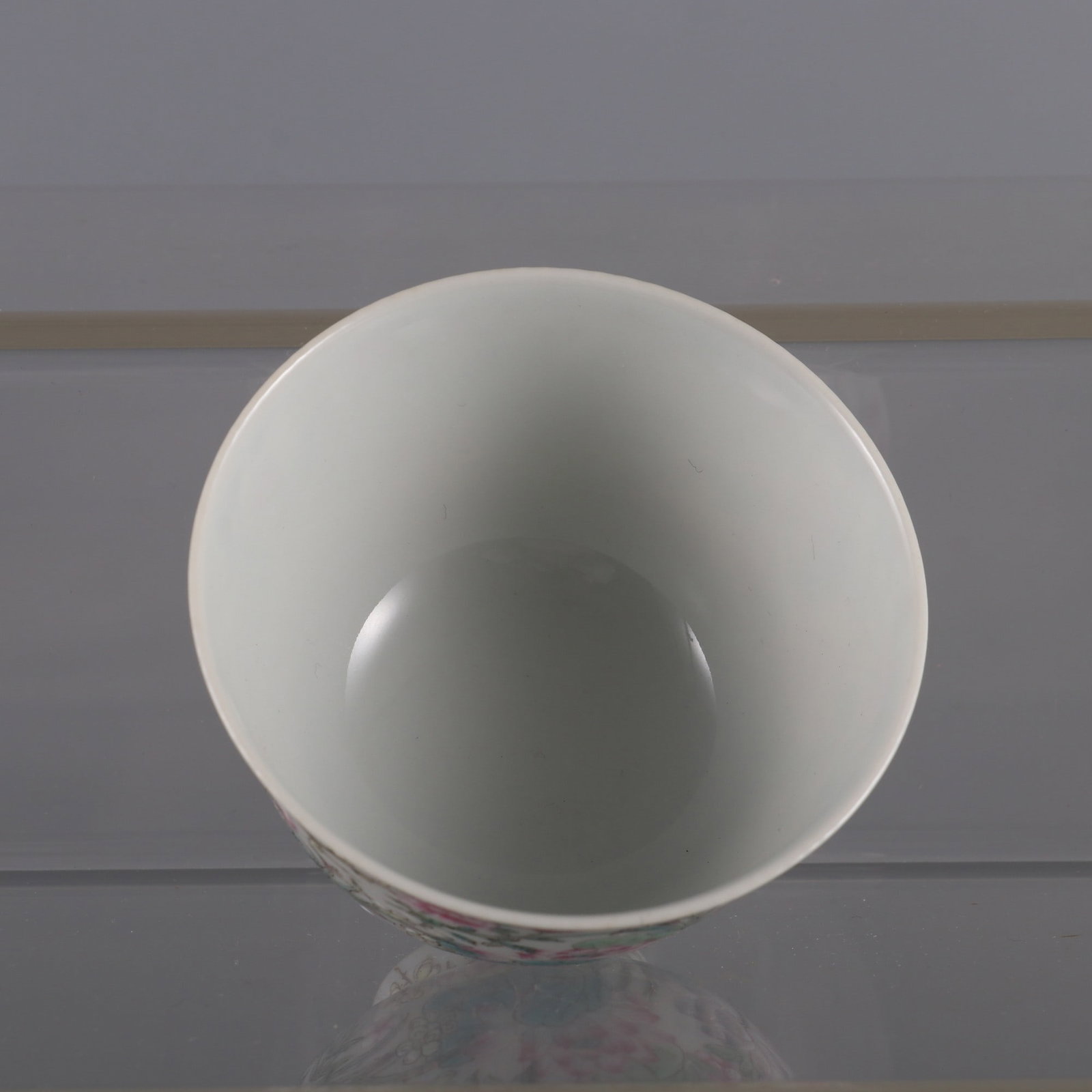 An Exquisite Famille-Rose Flower Pattern Cup - 7