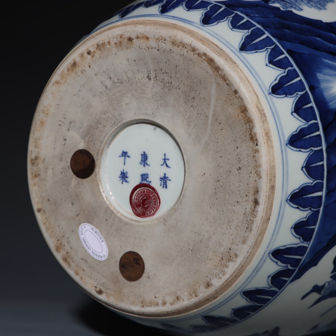 An Exquisite Blue and White Figures Pattern Jar - 9