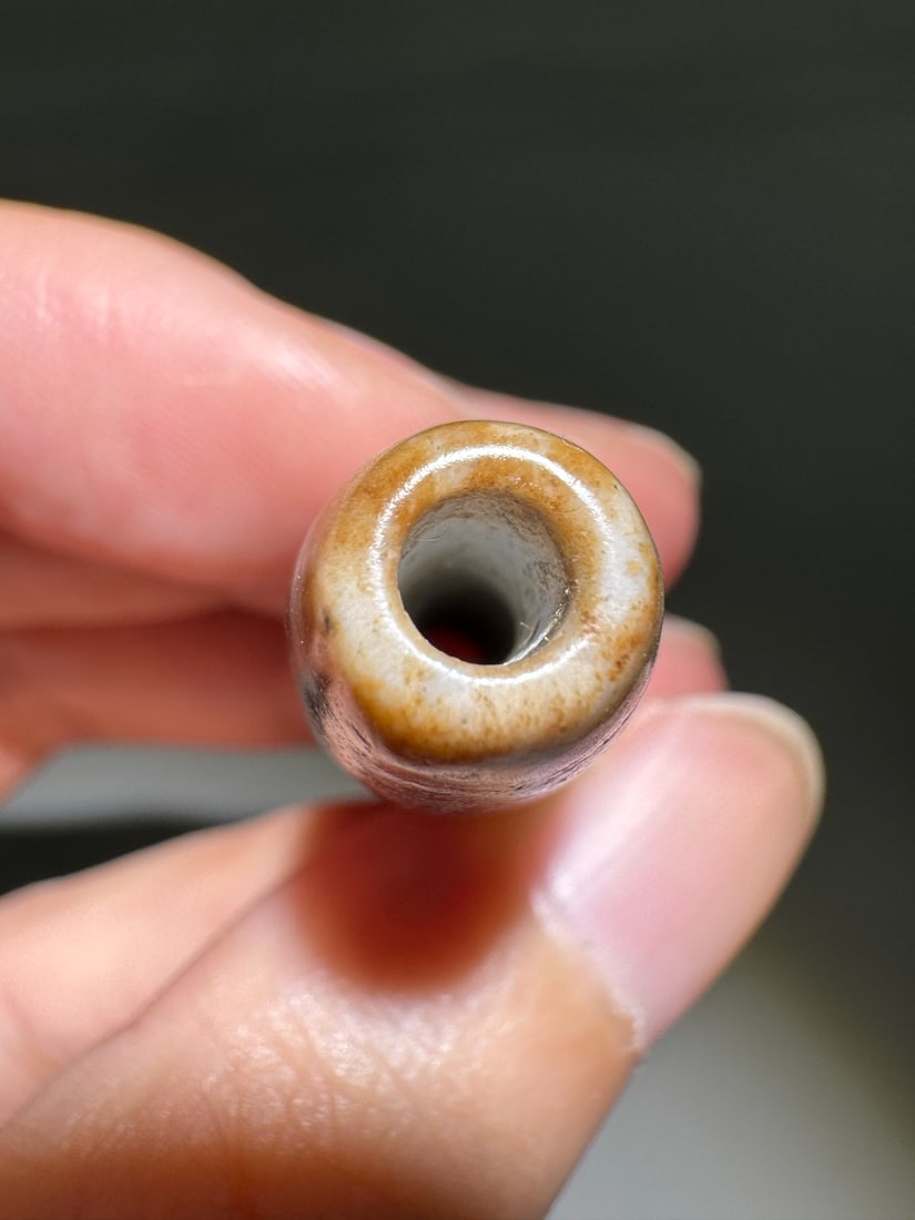 An Exquisite Lightning Five-Eye Dzi bead - 6