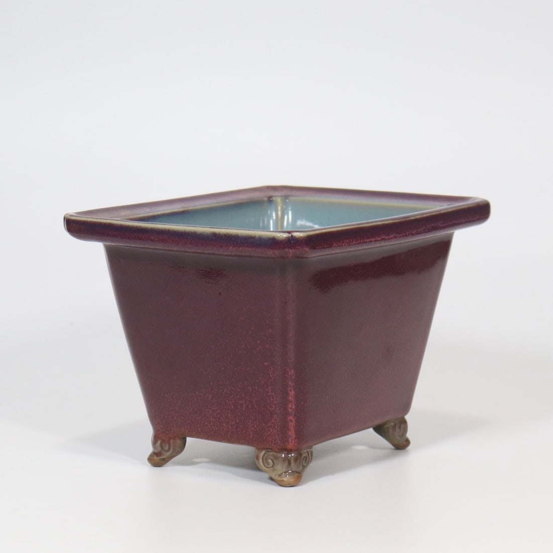 An Exquisite Purple Glazed Flower Plate - 3