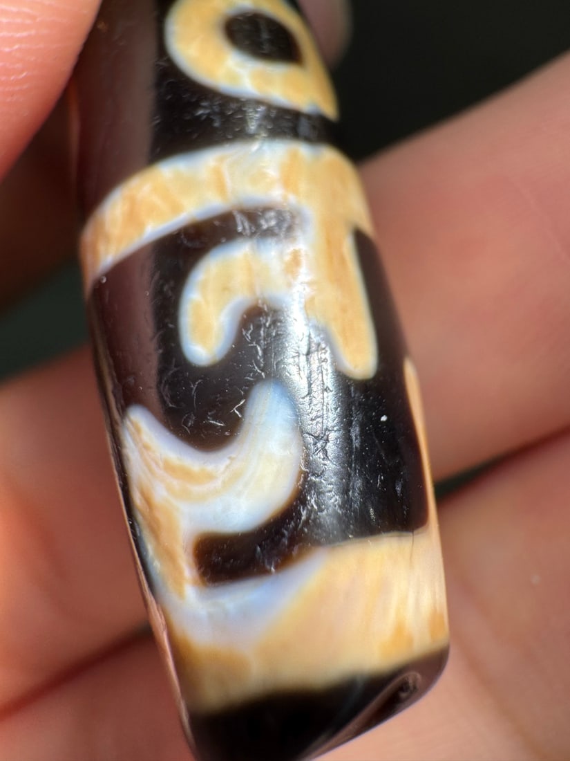 An Exquisite Three-Eye Dzi bead - 7