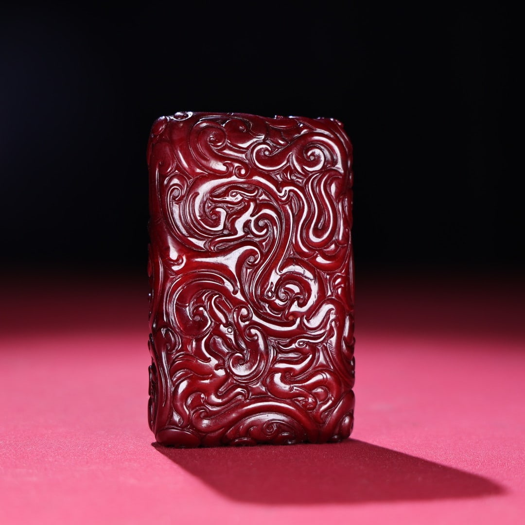 An Exquisite Hotan Jade Phoenix Pattern Pendant - 7