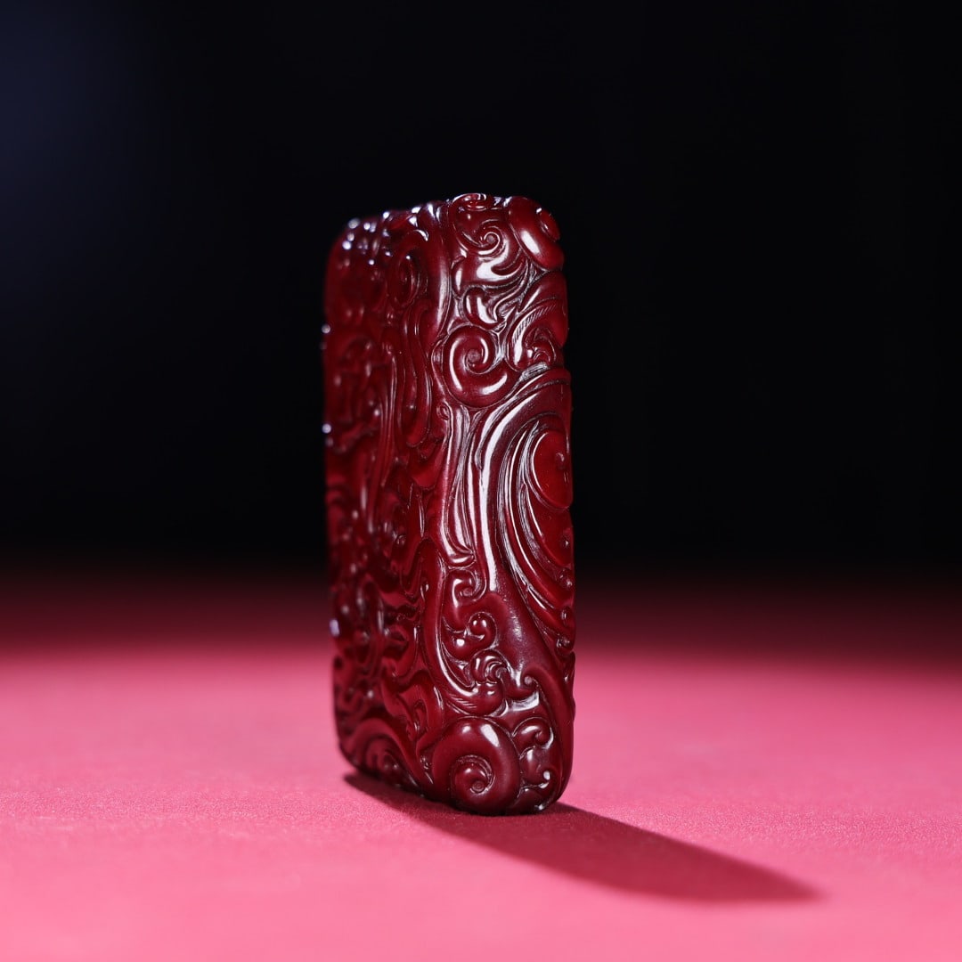 An Exquisite Hotan Jade Phoenix Pattern Pendant - 9