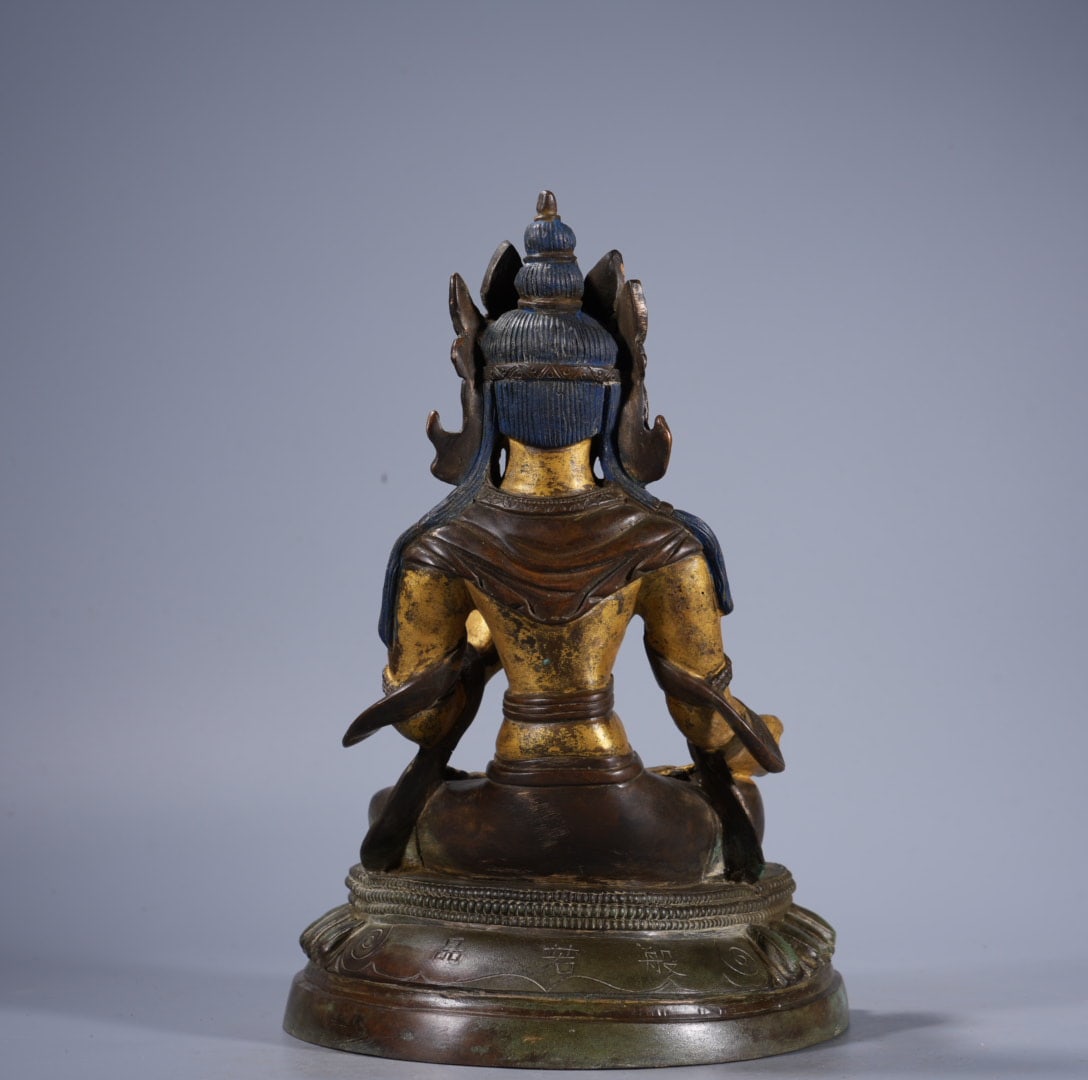 An Exquisite Coppery Buddha statue - 7
