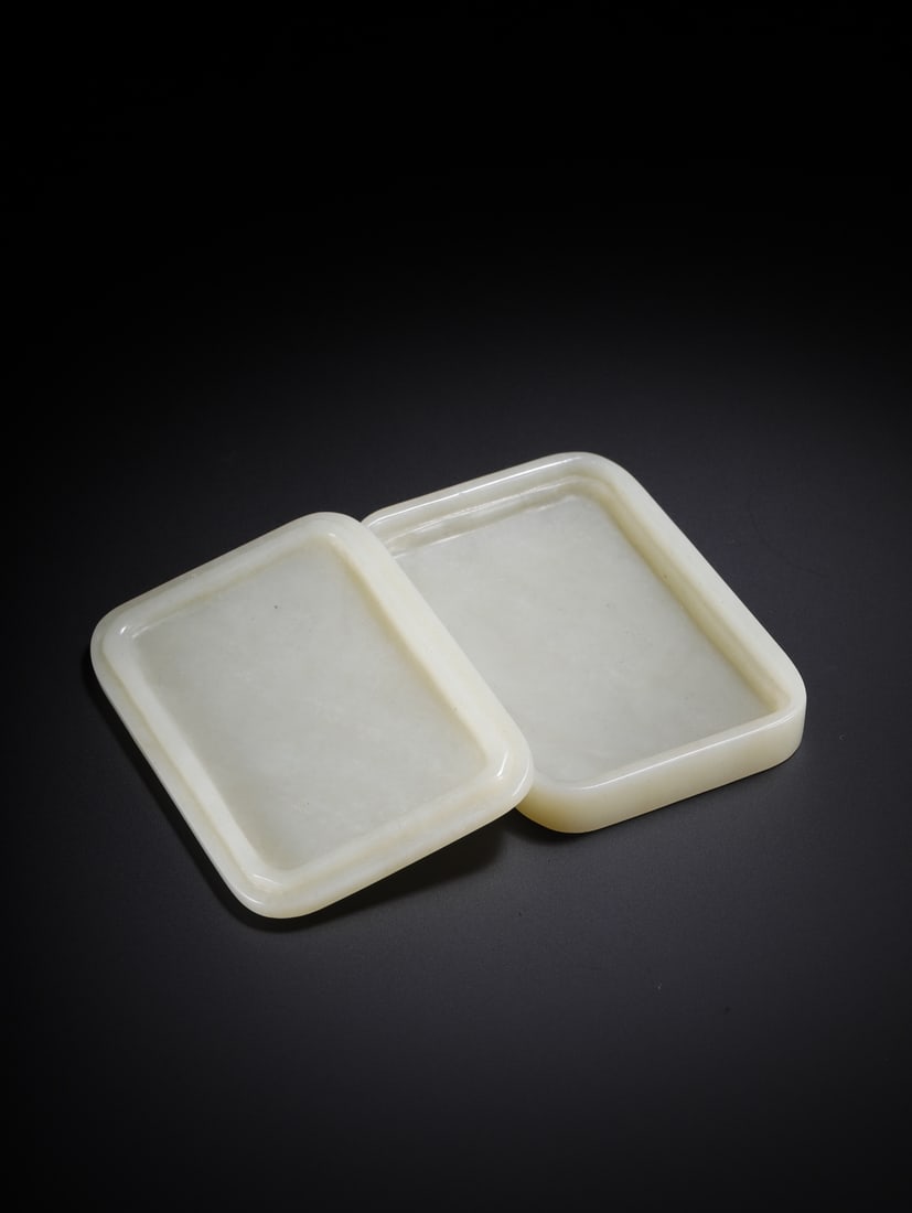 An Exquisite Hotan Jade Peach Pattern Box - 5