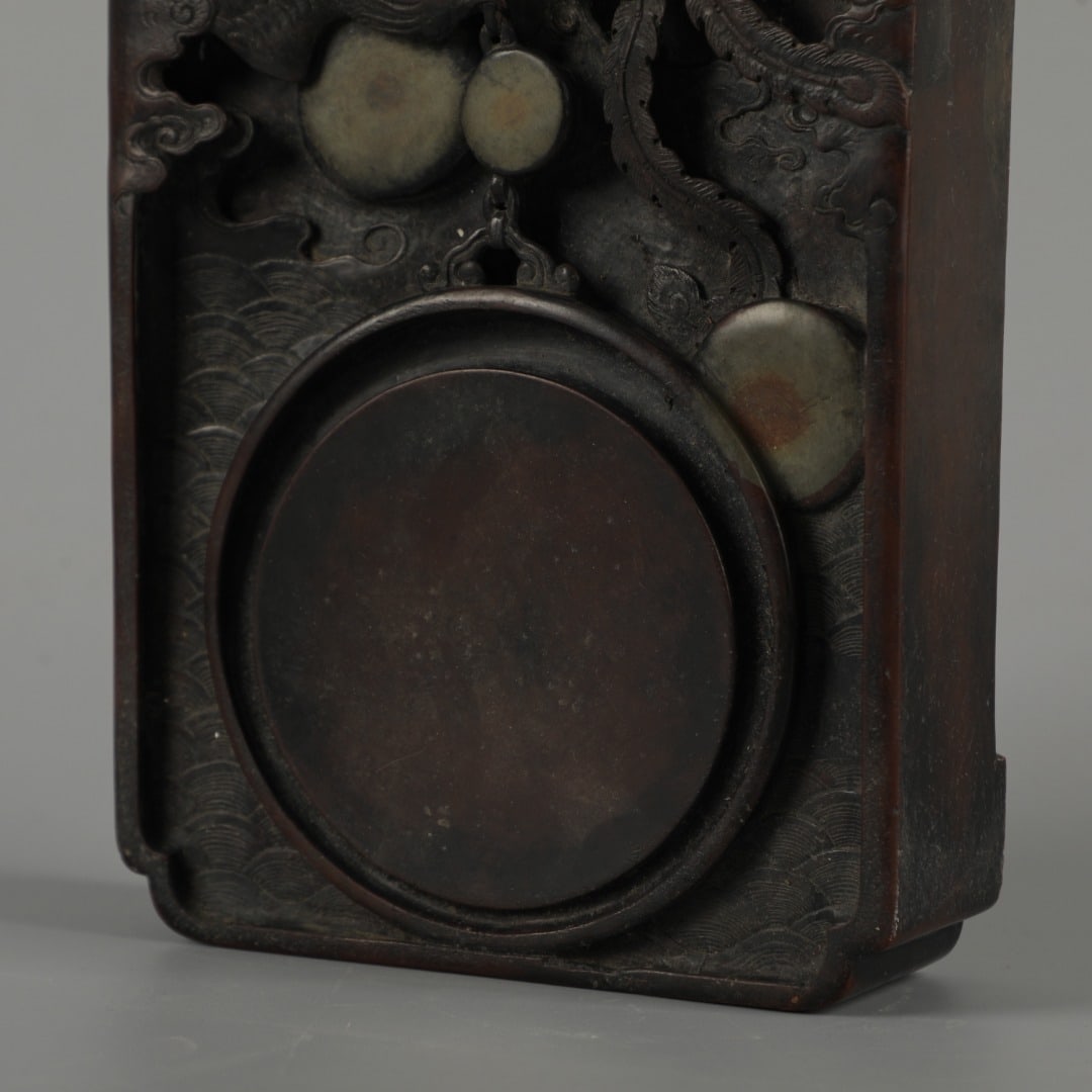 An Exquisite Phoenix Pattern Inkstone - 3