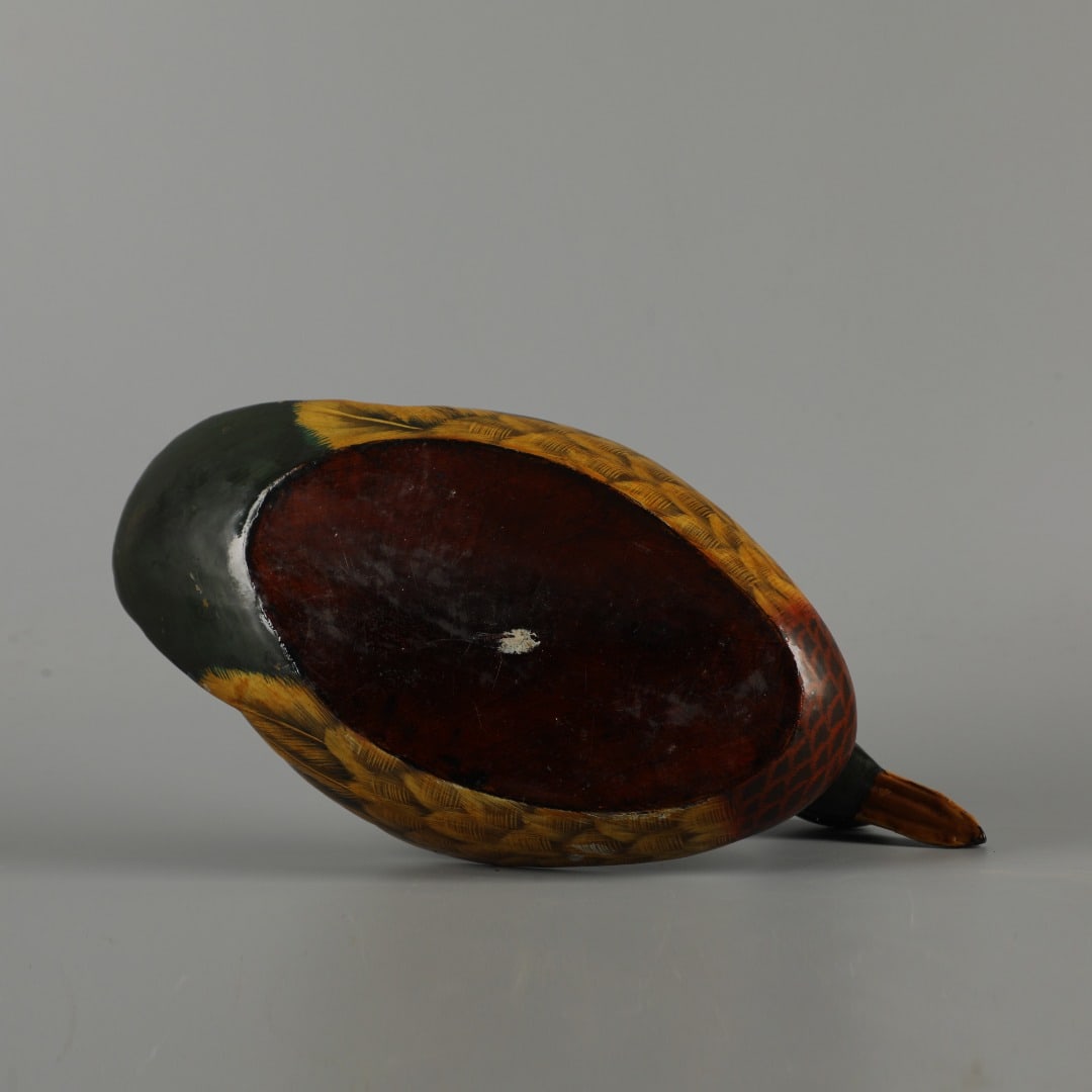 An Exquisite Lacquerware Duck Plate - 8
