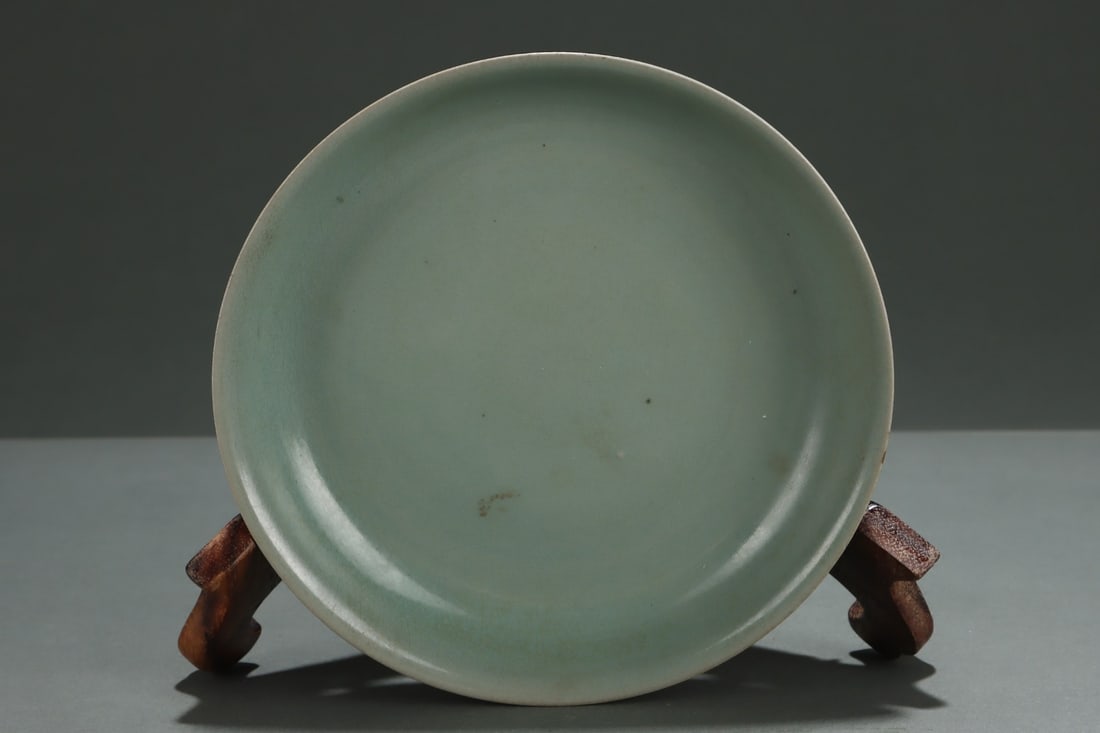 An Exquisite Ru yao Celadon Glazed Plate - 2
