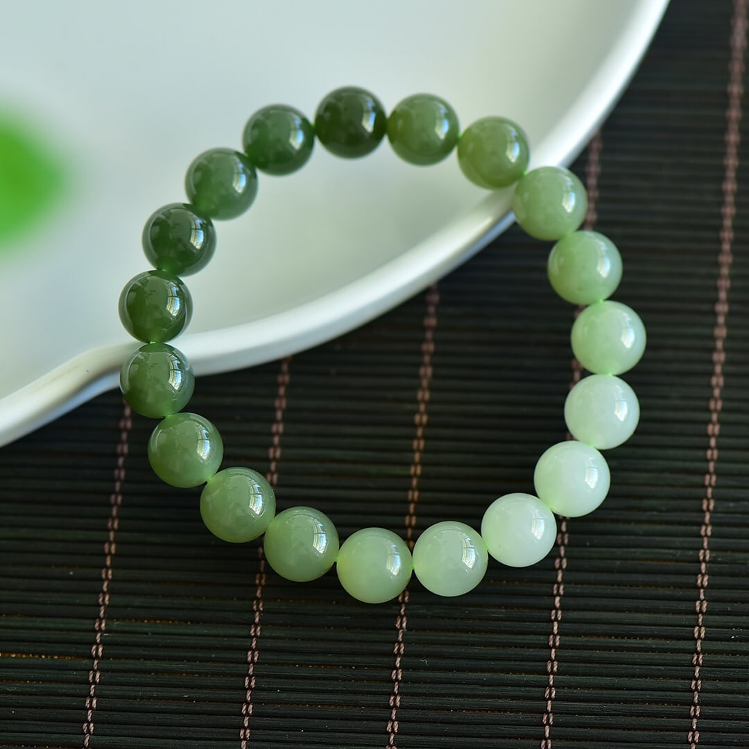 A Exquisite Hotan Jade Multi-Gem Bracelet - 3