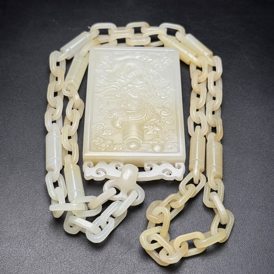 An Exquisite Hotan Jade Phoenix Pattern Plaque - 3