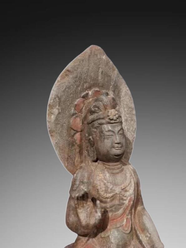 An Exquisite Limestone Buddha statue - 2