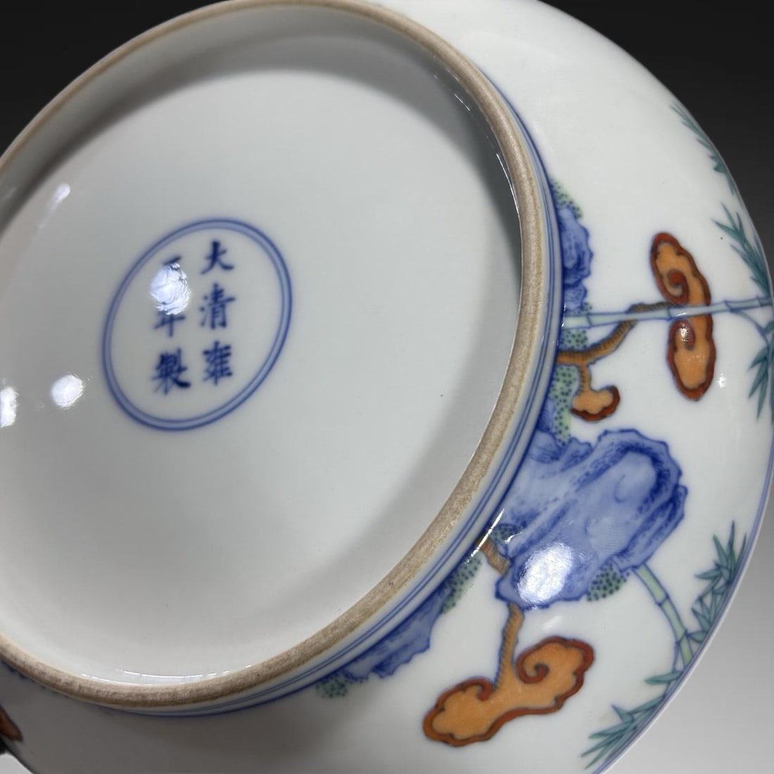 An Exquisite Doucai Peach Pattern Plate - 6