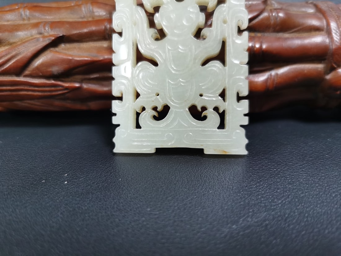An Exquisite Hotan Jade Figures Pattern Plaque - 7